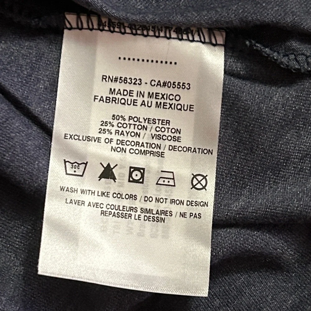 Nike Heathered Gray V-Neck‎ U.S. Navy Tee with Yellow Logo NEW Size Large